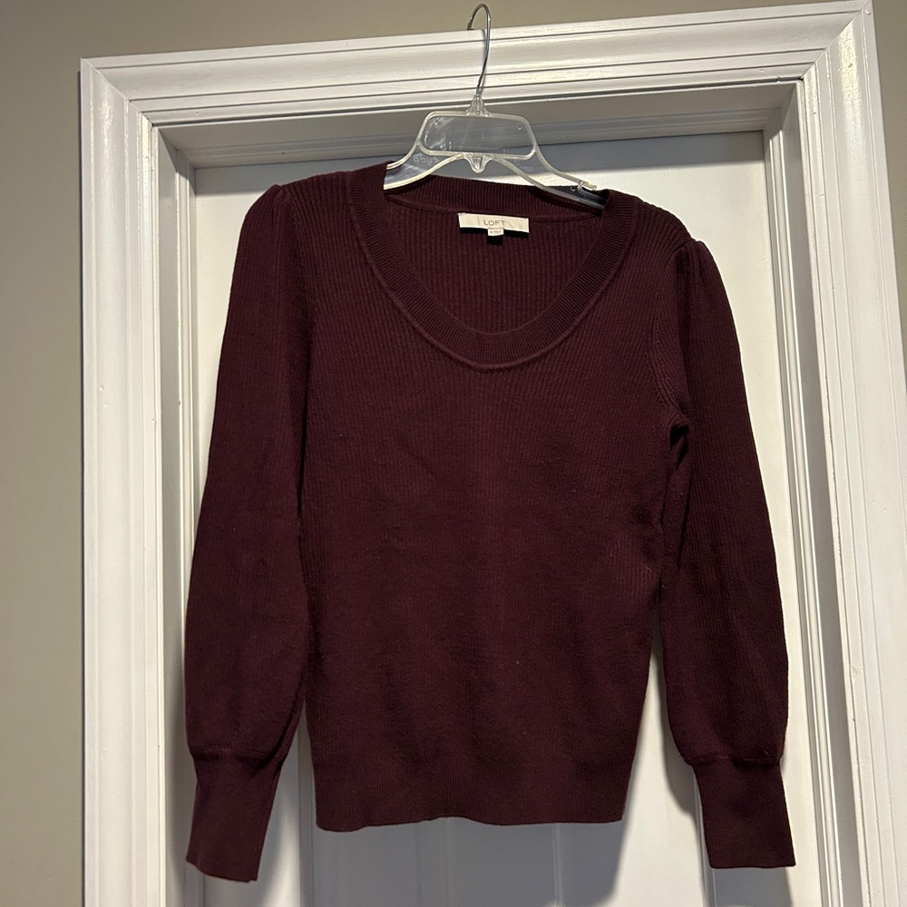 Elegant Burgundy Sweater